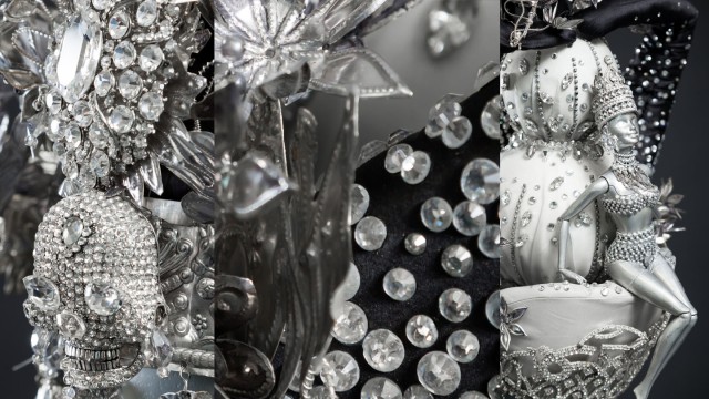 Couronne en métal réhaussé de cristal,Collection automne hiver 2012-2013 Metal crown embellished with crystal Fall Winter Collection 2012-2013
